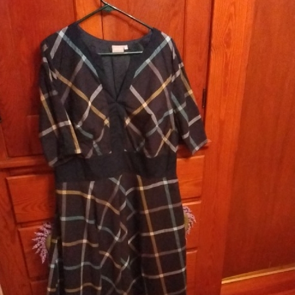 Plaid Women's Dress - Picture 1 of 4